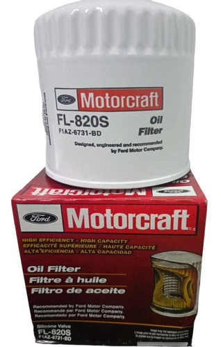 Filtro De Aceite Ford Explorer  4.6 2002 Motorcraft Original