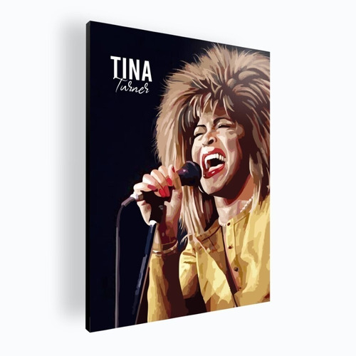 Cuadro Decorativo Mural Poster Tina Turner 30x42 Mdf