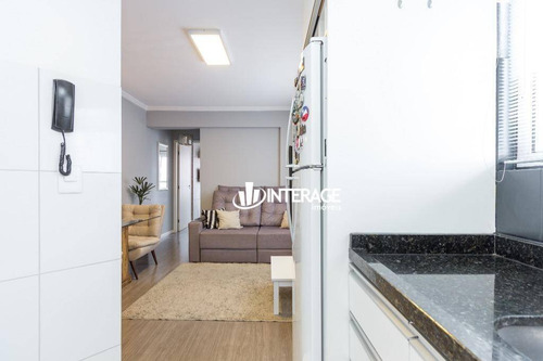 Imagem 8 de 21 de Apartamento Semi Mobiliado Com 1 Dormitório À Venda, 33 M² Por R$ 208.000 - Portão - Curitiba/pr - Ap0565