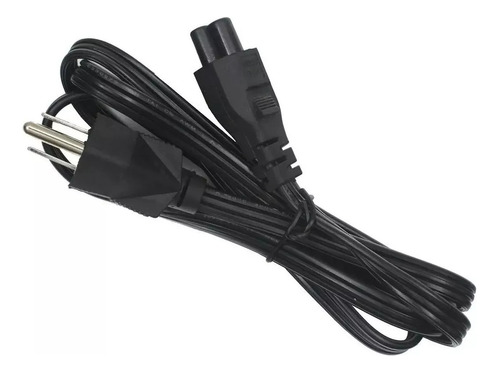 Cable Trébol Trifásico Plano Para Cargadores De Laptop 1.2 M