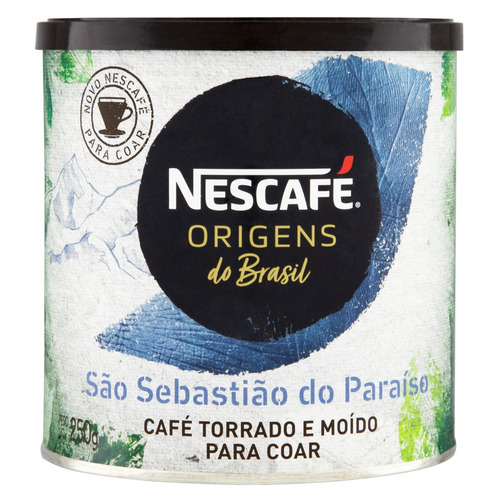 Café Torrado e Moído São Sebastião do Paraíso Nescafé Origens do Brasil Lata 250g