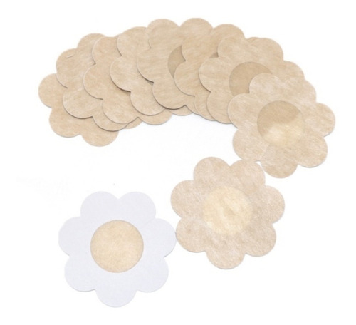 Imagen 6 de 10 de Combo X10 Corpiño Adhesivo Transparente Nube + 10 Pezoneras