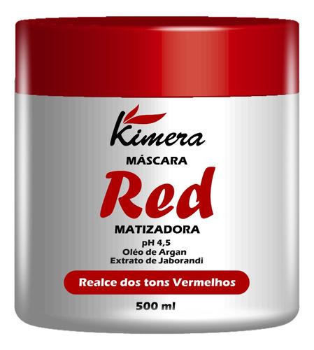 Máscara Matizante Red 500g Kimera