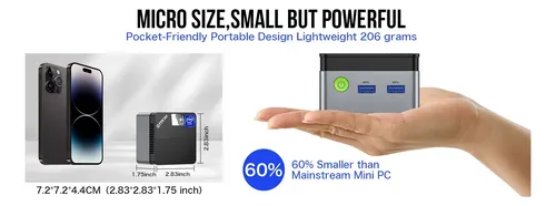 Mini Pc Gmktec Nucbox G5, Intel N97, 12gb, 256gb Ssd | MercadoLibre