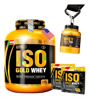 Iso Gold Whey 6.6 Libras - Level Pro + Envío Gratis