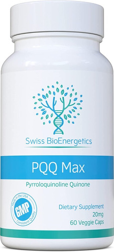 Pqq 20mg 60caps Swiss Bioenerge - Unidad a $3787