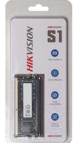 Imagem 3 de 3 de Memória Para Notebook Hikvision 8gb 2666mhz Ddr4 Cl19