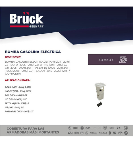 Bomba Gasolina Jetta 2012 2.0 8v 1k0919051c