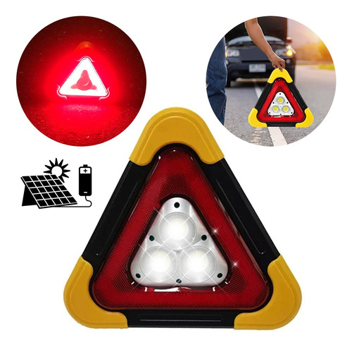 Triangulo De Seguridad Reflectivo Para Vehículos