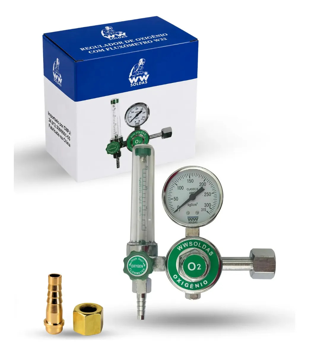 WWSoldas W32 regulador de oxigenio fluxometro