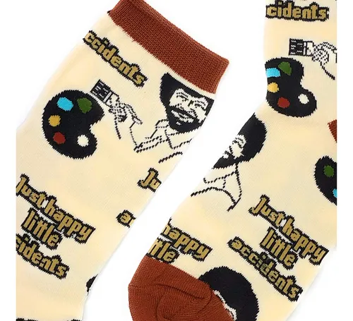 Ooohyeah - Calcetines Deportivos Novedosos De Bob Ross Para