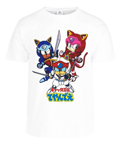 Playera Samurai Pizza Cats Speedy Polly Guido $220