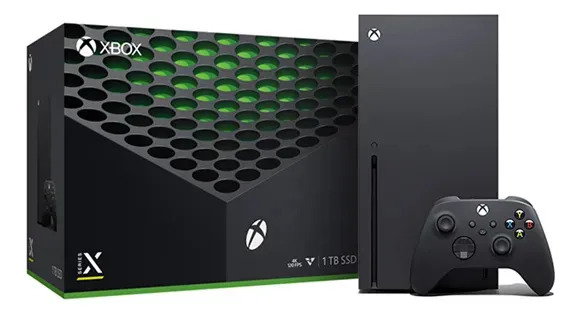 Videoconsola Microsoft Xbox Series X, SSD de 1 TB, 4k 120 Hz, Disco Negro.