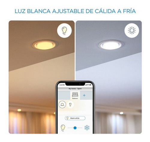 Imagen 2 de 4 de Plafón Inteligente Wifi 24w Wiz - 929002532712