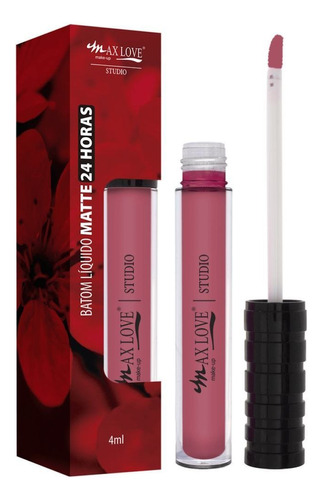 Max Love Batom Líquido Matte 24 Horas 4ml - Cor 48