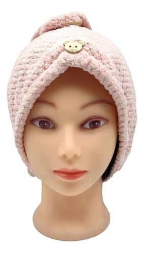 Pack 4 Gorro Toalla Turbante Microfibra Para Secar Cabello