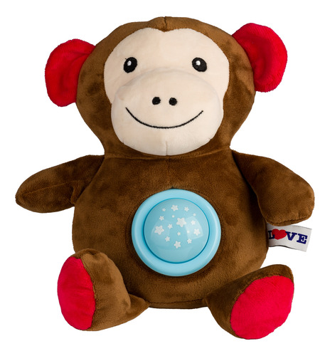 Pelúcia Infantil Macaco Com Luzes E Sons 27cm Baby