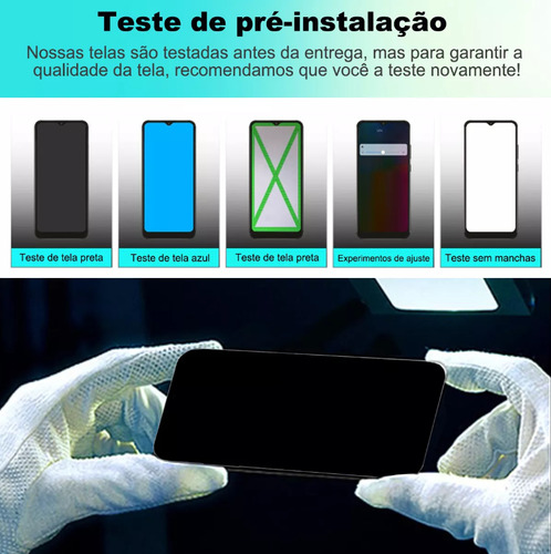 Tela Frontal Display Para Xiaomi Mi 9 Lite Ori Oled + Cola