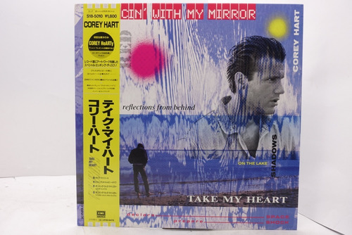 Vinilo Corey Hart  Take My Heart  1987 1era Ed Jap Obi