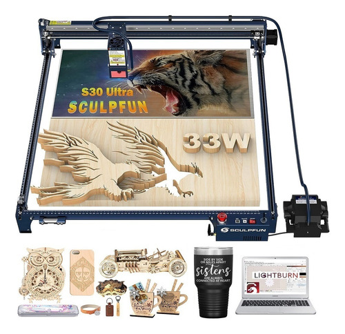 Grabador Láser Sculpfun S30 Ultra De 33w Con Software
