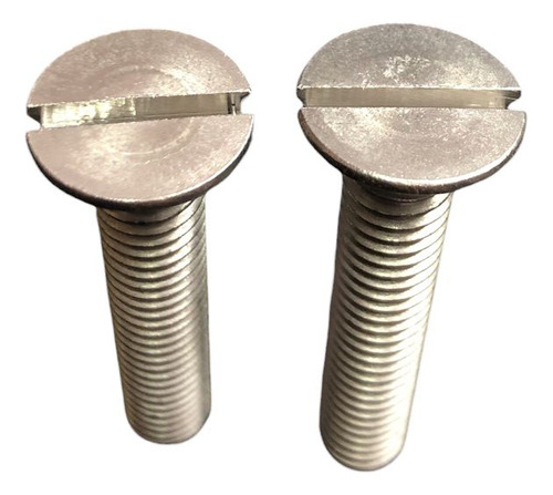 Tornillo Frezado Plano Inoxidable 3/8 X 3/4 Pack X25