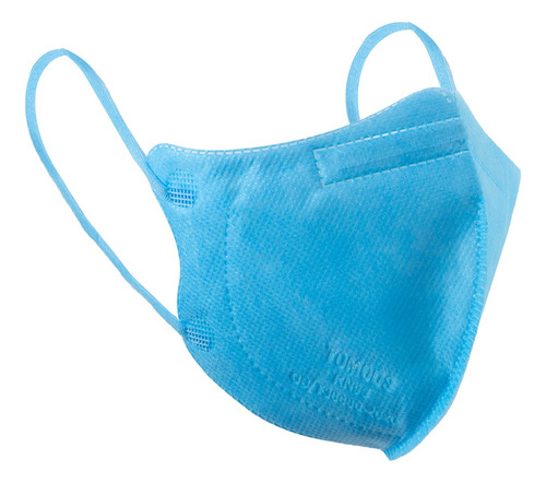 50 Cubrebocas Kn95 Infantil Tomods Certificado Color Azul Claro Diseño De La Tela Liso