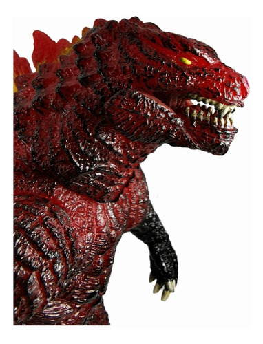 Figura Godzilla Rojo Fuego Kaiju Gojira Monstruo Sonido 25cm