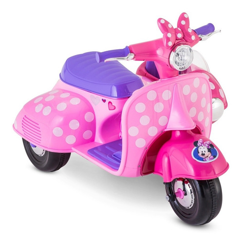 Moto Scooter Minnie Mouse Happy Helpers 6 Volt Sidecar