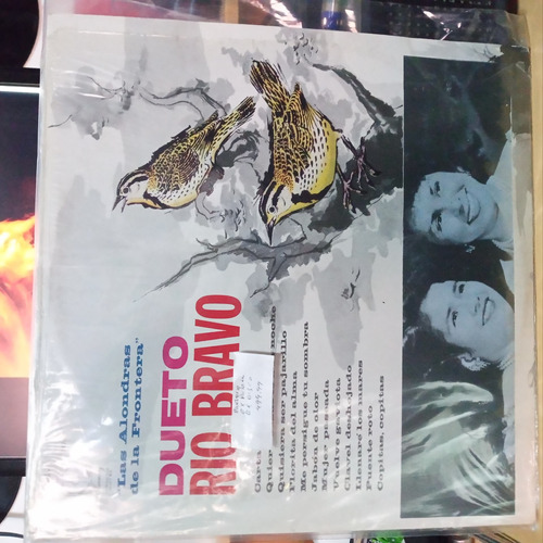 Las Alondras De La Frontera Dueto Río Bravo Vinyl,lp,acetato