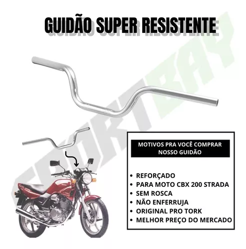 Guidão Cbx 200 Strada Original Cromado