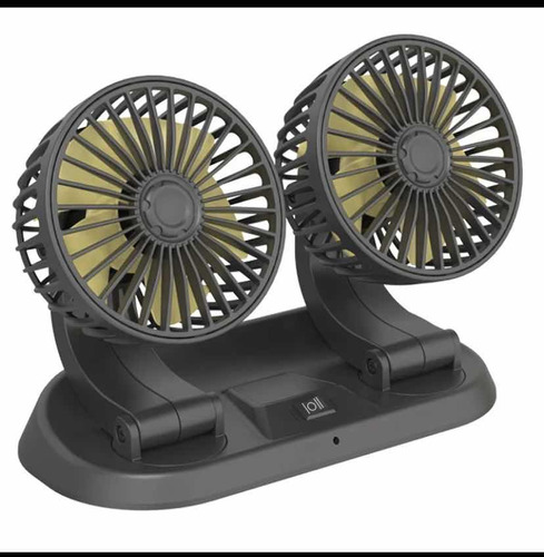 Ventilador Portátil Automotriz Ventilador De Doble Cabeza 12