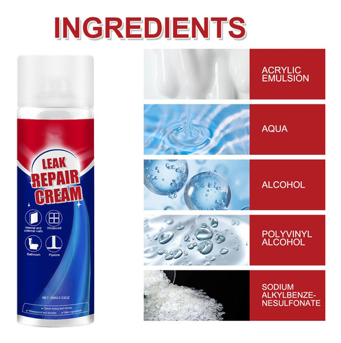 Spray Vedante Líquido Em Spray Para Vedação De Reparos De Pa