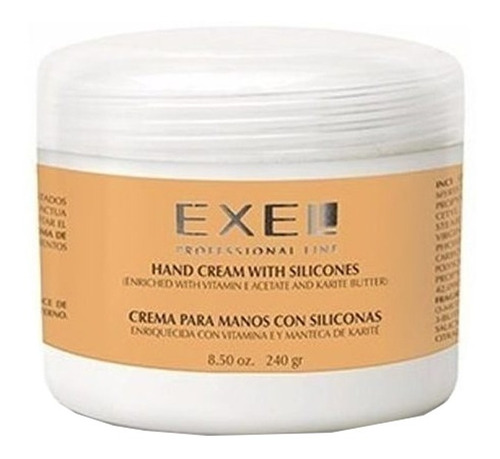 Crema Para Manos Karite Silicona Vitamina E Exel X 250gr