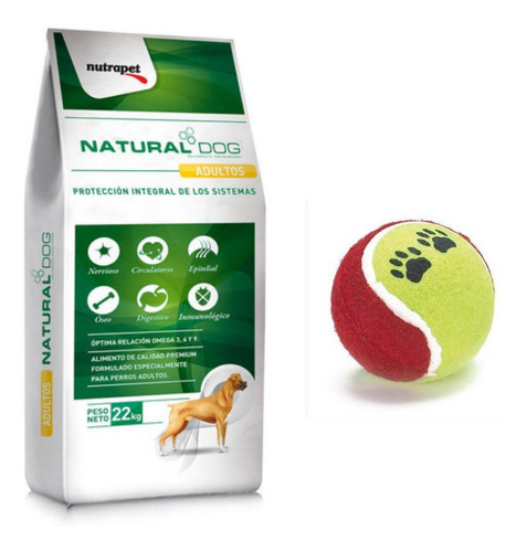 Alimento Natural Dog Perro Adultos 22 Kilos Envío Gratis