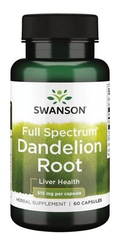  Dandelion Root Diente De Leon 515mg 60cap Swanson Higado