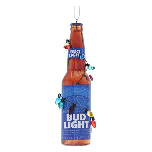 Budweiser® Bud Light Bottle With Christmas Bulbs Ornam...