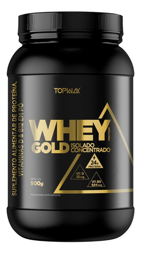 Whey Protein Gold 3w 900g - Topway Sabor Baunilha