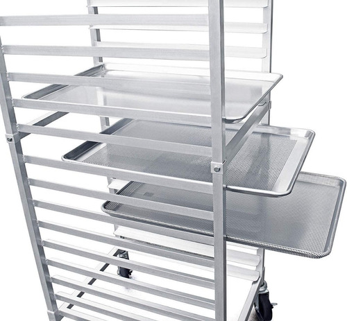 Carro Espiguero Migsa 6063-t5 Aluminio Charolas Rack Cocina