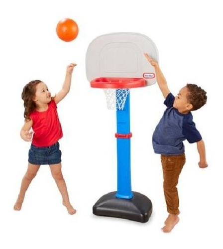 Set De Baloncesto Little Tikes  Blue Ball Entrega Inmediata