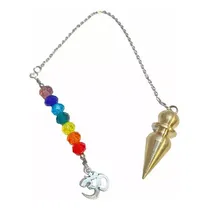 Comprar Péndulo Bronce 7 Chakras Radiestesia Reiki