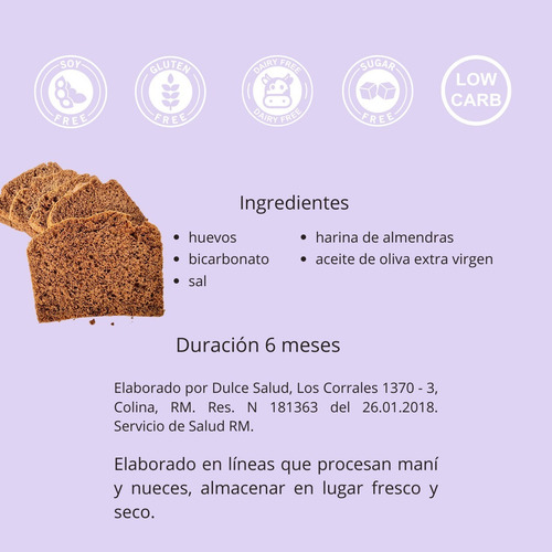 Tostadas Keto - Marca Dulce Salud