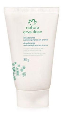 Desodorante antitranspirante en crema Natura Erva Doce 80g