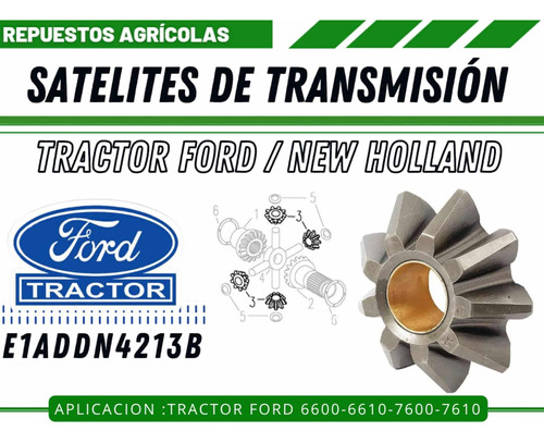 Satélite De Transmisión Tractor Ford E1addn4213b