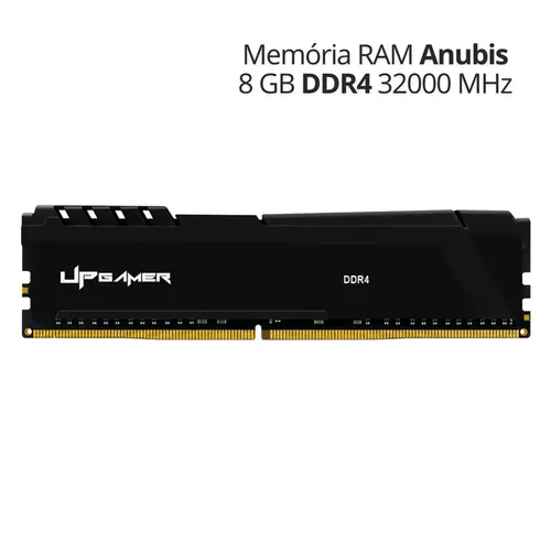 Memória RAM Desktop 8GB DDR4 3200MHz para PC, Módulo Interno com Dissipador de Calor - Linha Anubis UP Gamer