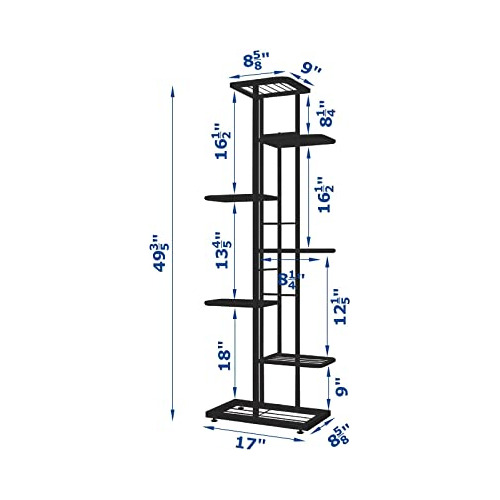 Soporte De Metal De 7 Niveles Macetas De Interior Y Ext...
