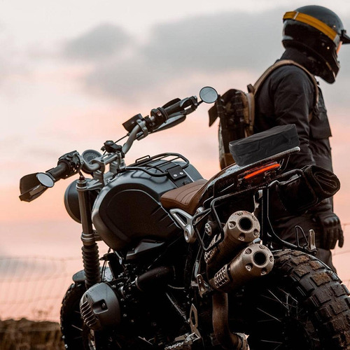 Bolsa Trasera Para Motocicleta Bolsa De Almacenamiento Para