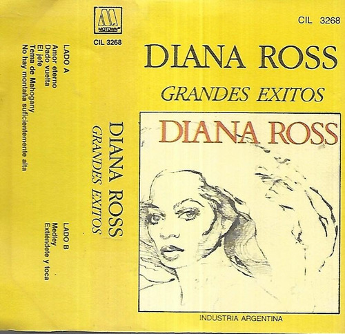Diana Ross Album Grandes Exitos Sello Motown Cassette