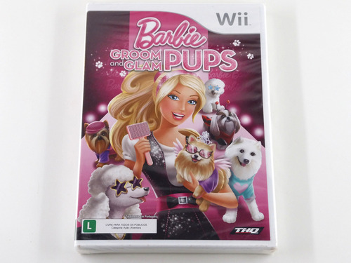 Barbie Groom And Glam Pups Original Nintendo Wii Lacrado
