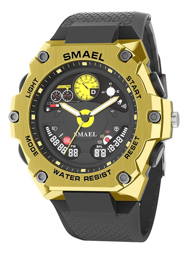 Reloj Digital De Cuarzo Smael 8092 Para Hombre, Genial, Con