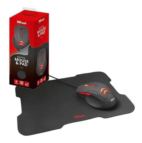 Imagem 4 de 4 de Combo Gamer Mouse E Mouse Pad Gamer Ziva 3000 Dpi & Mousepad